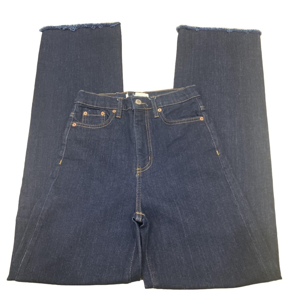 Zara Raw Hem Jeans